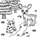 biedronka dzwonka w lesie